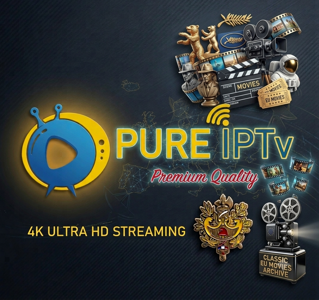 Pure IPTV Premium 4K – Interface et serveur IPTV