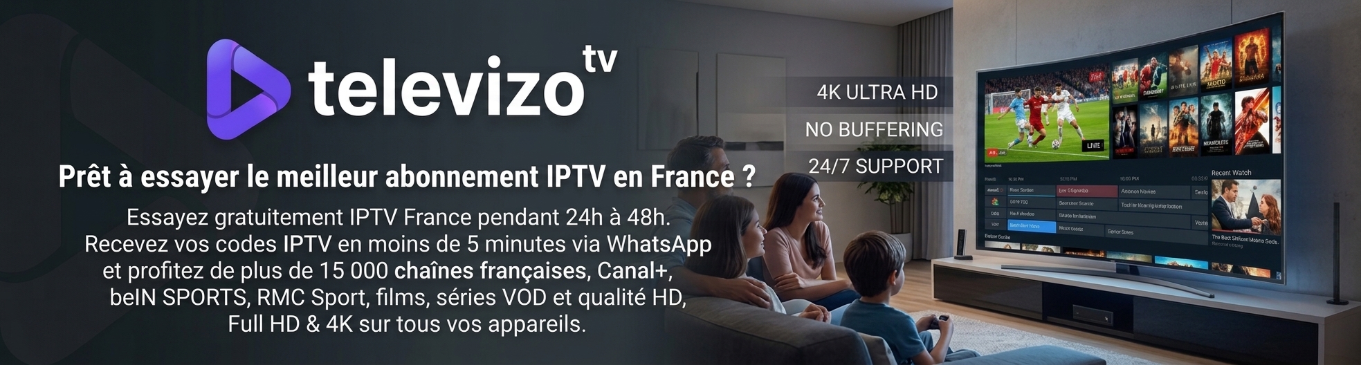 Test Pure IPTV gratuit sur Smart TV et Android